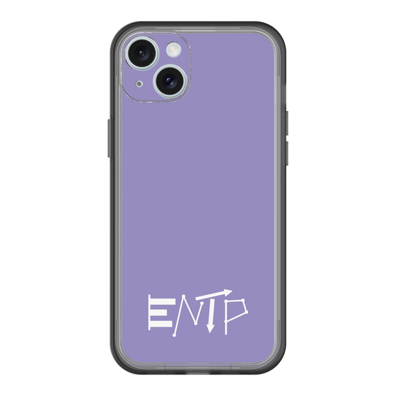 スリムプロテクションプレミアムケース［ オリジナル - ENTP 討論者 - アルファベット - パープル ］