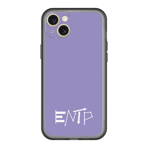 スリムプロテクションプレミアムケース［ オリジナル - ENTP 討論者 - アルファベット - パープル ］