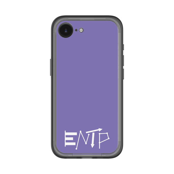 スリムプロテクションプレミアムケース［ オリジナル - ENTP 討論者 - アルファベット - パープル ］