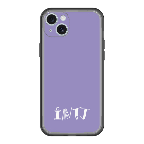 スリムプロテクションプレミアムケース［ オリジナル - INTJ 建築家 - アルファベット - パープル ］