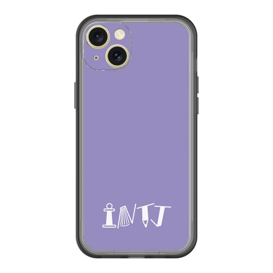 スリムプロテクションプレミアムケース［ オリジナル - INTJ 建築家 - アルファベット - パープル ］