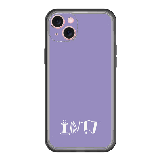 スリムプロテクションプレミアムケース［ オリジナル - INTJ 建築家 - アルファベット - パープル ］