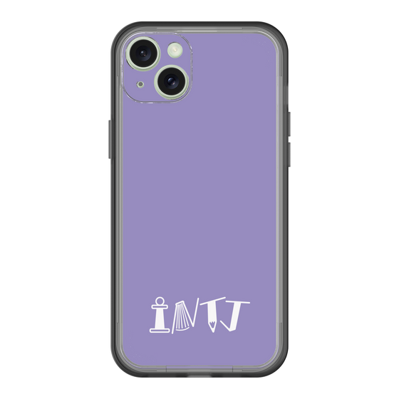 スリムプロテクションプレミアムケース［ オリジナル - INTJ 建築家 - アルファベット - パープル ］