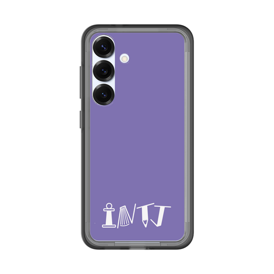 スリムプロテクションプレミアムケース［ オリジナル - INTJ 建築家 - アルファベット - パープル ］