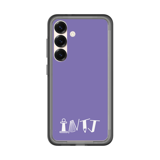 スリムプロテクションプレミアムケース［ オリジナル - INTJ 建築家 - アルファベット - パープル ］