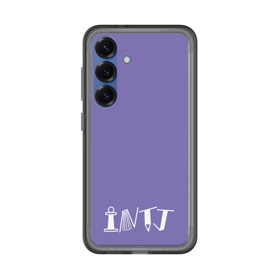 スリムプロテクションプレミアムケース［ オリジナル - INTJ 建築家 - アルファベット - パープル ］
