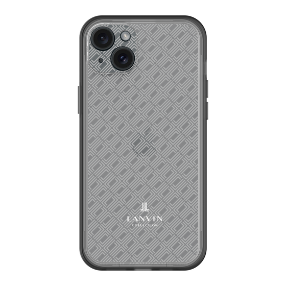 スリムプロテクションプレミアムケース［ LANVIN COLLECTION - ロゴパターン ］