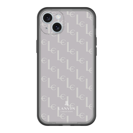 スリムプロテクションプレミアムケース［ LANVIN COLLECTION - ジオメトリック - ライラック ］