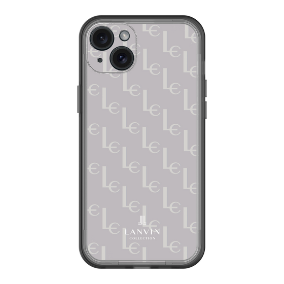 スリムプロテクションプレミアムケース［ LANVIN COLLECTION - ジオメトリック - ライラック ］