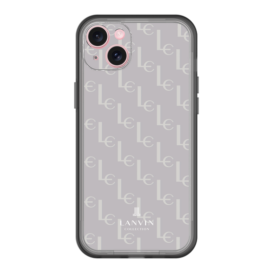 スリムプロテクションプレミアムケース［ LANVIN COLLECTION - ジオメトリック - ライラック ］