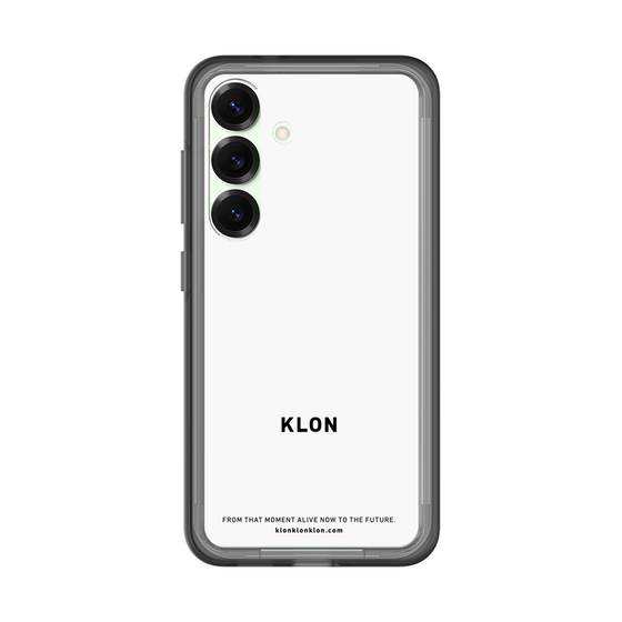 スリムプロテクションプレミアムケース［ KLON - ロゴ - ホワイト ］