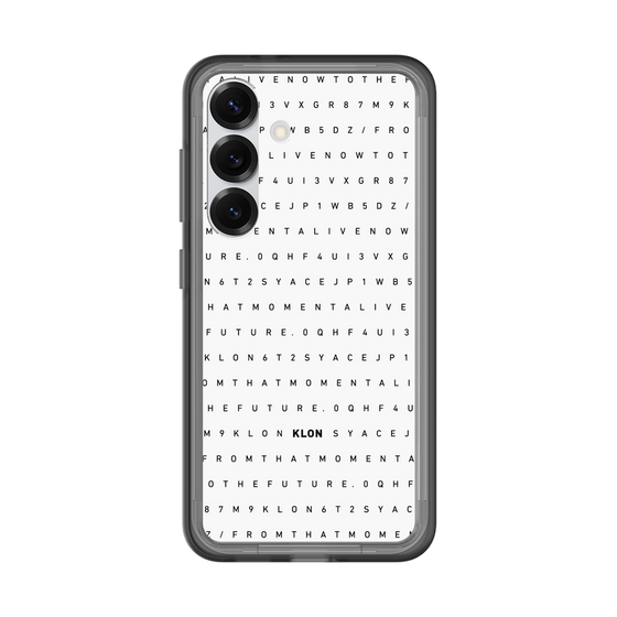 スリムプロテクションプレミアムケース［ KLON - シリアルナンバー/C - ホワイト ］