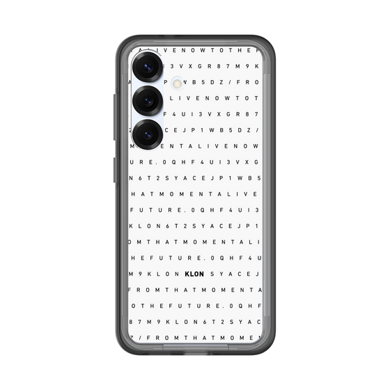 スリムプロテクションプレミアムケース［ KLON - シリアルナンバー/C - ホワイト ］