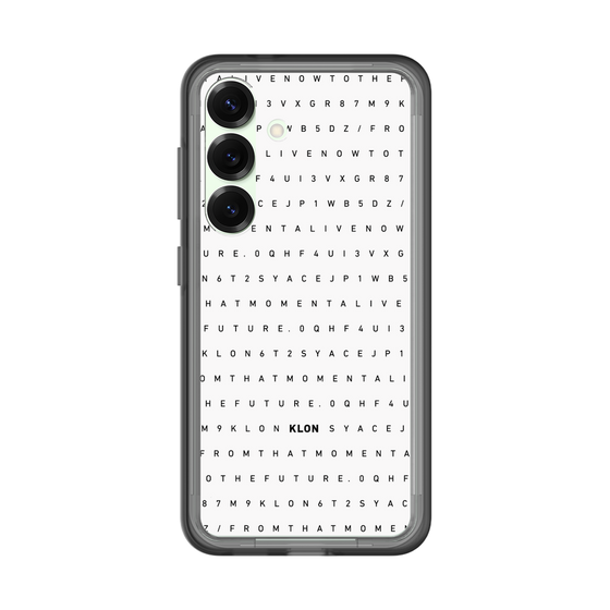 スリムプロテクションプレミアムケース［ KLON - シリアルナンバー/C - ホワイト ］
