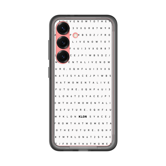 スリムプロテクションプレミアムケース［ KLON - シリアルナンバー/C - ホワイト ］
