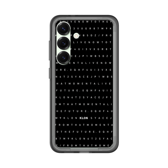 スリムプロテクションプレミアムケース［ KLON - シリアルナンバー/C - ブラック ］