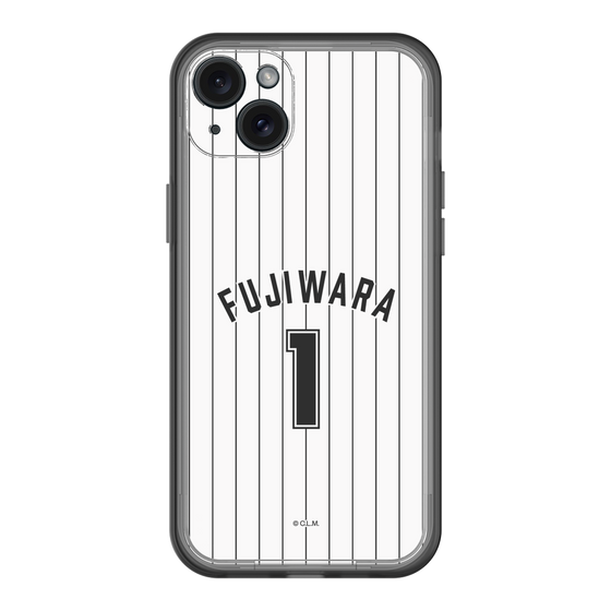 スリムプロテクションプレミアムケース［ 千葉ロッテマリーンズ - #1 FUJIWARA ］