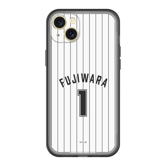 スリムプロテクションプレミアムケース［ 千葉ロッテマリーンズ - #1 FUJIWARA ］
