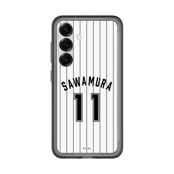 スリムプロテクションプレミアムケース［ 千葉ロッテマリーンズ - #11 SAWAMURA ］
