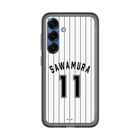 スリムプロテクションプレミアムケース［ 千葉ロッテマリーンズ - #11 SAWAMURA ］