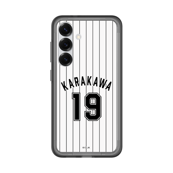 スリムプロテクションプレミアムケース［ 千葉ロッテマリーンズ - #19 KARAKAWA ］