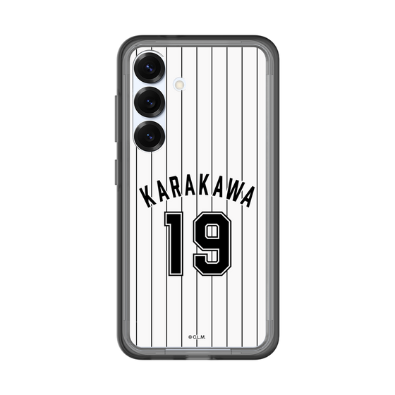 スリムプロテクションプレミアムケース［ 千葉ロッテマリーンズ - #19 KARAKAWA ］