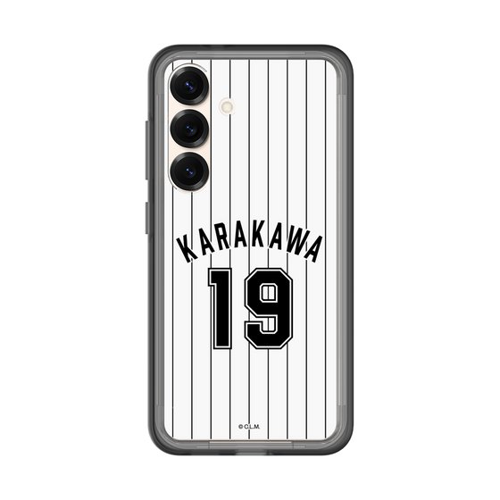 スリムプロテクションプレミアムケース［ 千葉ロッテマリーンズ - #19 KARAKAWA ］