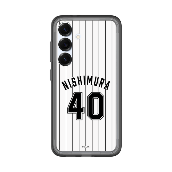 スリムプロテクションプレミアムケース［ 千葉ロッテマリーンズ - #40 NISHIMURA ］