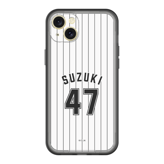 スリムプロテクションプレミアムケース［ 千葉ロッテマリーンズ - #47 SUZUKI ］