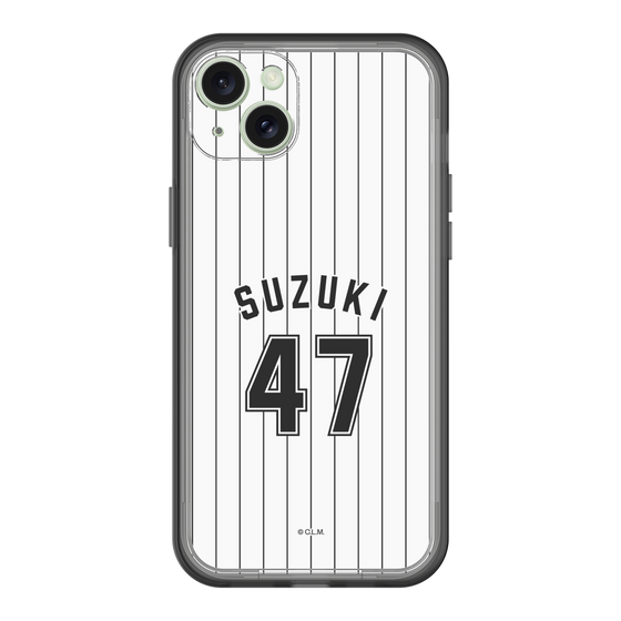 スリムプロテクションプレミアムケース［ 千葉ロッテマリーンズ - #47 SUZUKI ］