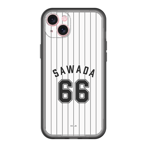 スリムプロテクションプレミアムケース［ 千葉ロッテマリーンズ - #66 SAWADA ］