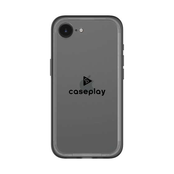 スリムプロテクションプレミアムケース［ オリジナル - caseplayロゴ - ブラック/D ］