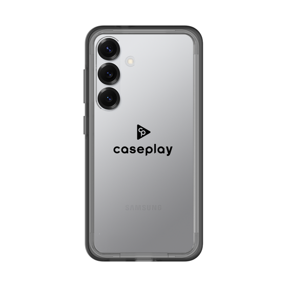 スリムプロテクションプレミアムケース［ オリジナル - caseplayロゴ - ブラック/D ］