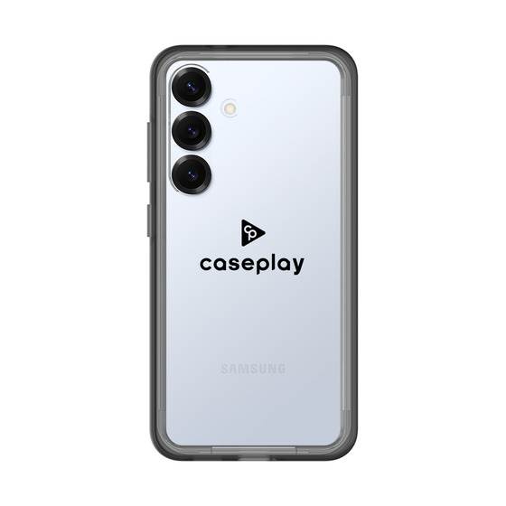 スリムプロテクションプレミアムケース［ オリジナル - caseplayロゴ - ブラック/D ］