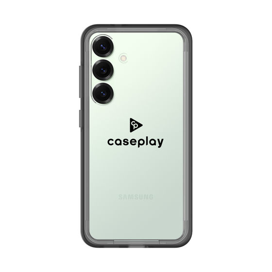 スリムプロテクションプレミアムケース［ オリジナル - caseplayロゴ - ブラック/D ］