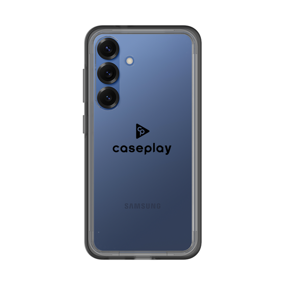 スリムプロテクションプレミアムケース［ オリジナル - caseplayロゴ - ブラック/D ］