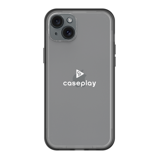 スリムプロテクションプレミアムケース［ オリジナル - caseplayロゴ - ホワイト/D ］