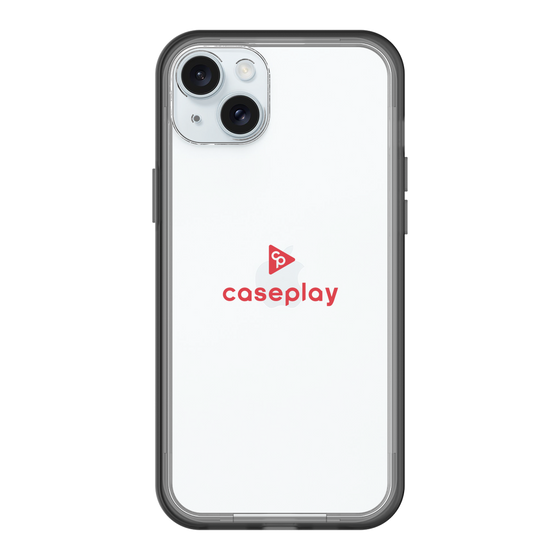 スリムプロテクションプレミアムケース［ オリジナル - caseplayロゴ - レッド/D ］