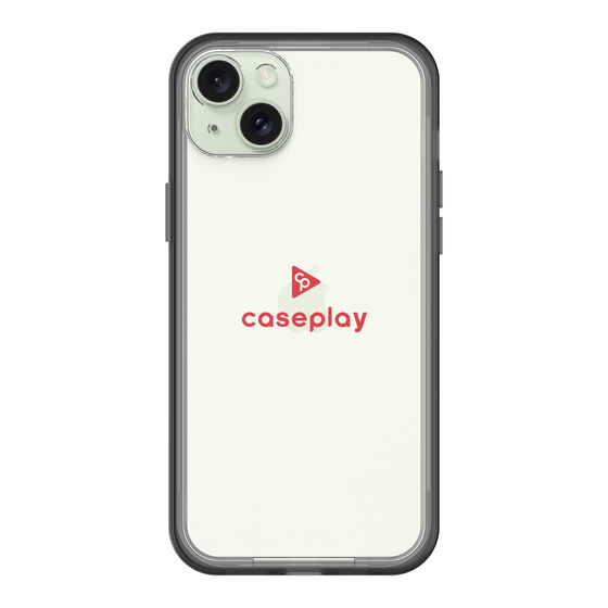 スリムプロテクションプレミアムケース［ オリジナル - caseplayロゴ - レッド/D ］