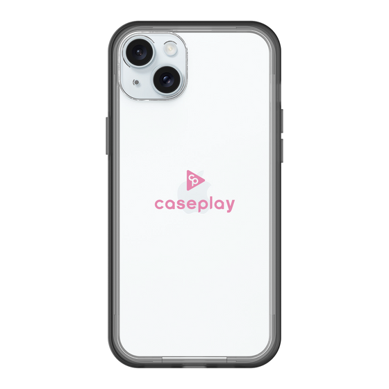 スリムプロテクションプレミアムケース［ オリジナル - caseplayロゴ - ピンク/D ］