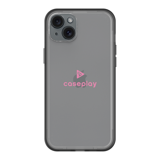 スリムプロテクションプレミアムケース［ オリジナル - caseplayロゴ - ピンク/D ］