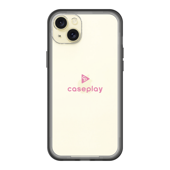 スリムプロテクションプレミアムケース［ オリジナル - caseplayロゴ - ピンク/D ］