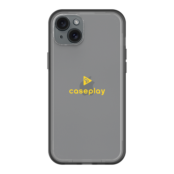 スリムプロテクションプレミアムケース［ オリジナル - caseplayロゴ - イエロー/D ］