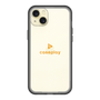 スリムプロテクションプレミアムケース［ オリジナル - caseplayロゴ - オレンジ/D ］