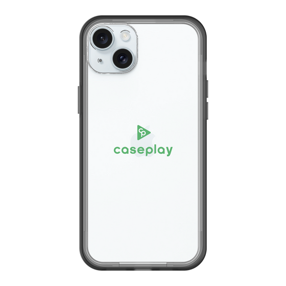 スリムプロテクションプレミアムケース［ オリジナル - caseplayロゴ - グリーン/D ］