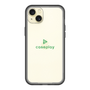 スリムプロテクションプレミアムケース［ オリジナル - caseplayロゴ - グリーン/D ］