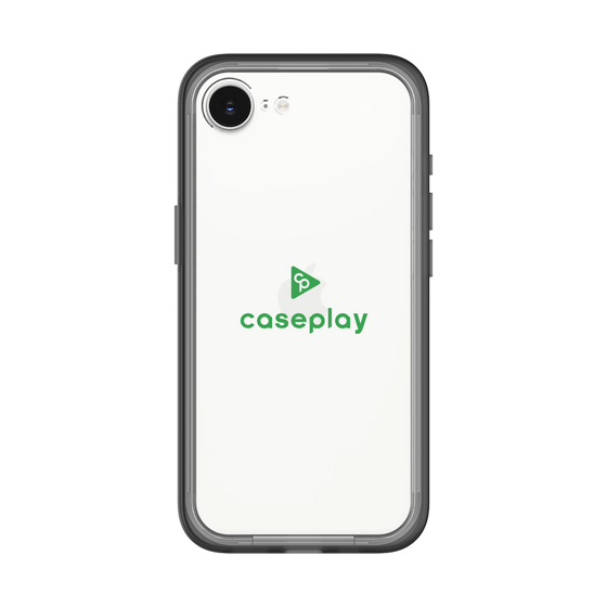 スリムプロテクションプレミアムケース［ オリジナル - caseplayロゴ - グリーン/D ］