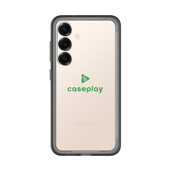 スリムプロテクションプレミアムケース［ オリジナル - caseplayロゴ - グリーン/D ］
