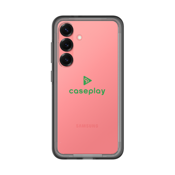 スリムプロテクションプレミアムケース［ オリジナル - caseplayロゴ - グリーン/D ］