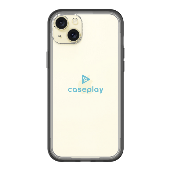スリムプロテクションプレミアムケース［ オリジナル - caseplayロゴ - ライトブルー/D ］